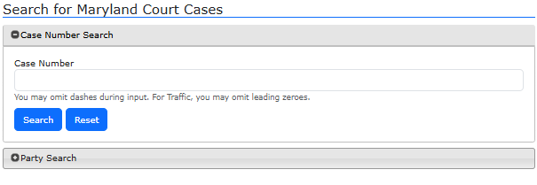 Prince George’s County Court Docket